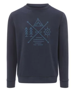 Friluft Omaui Dres Sweatshirt Sweater Printed Blue