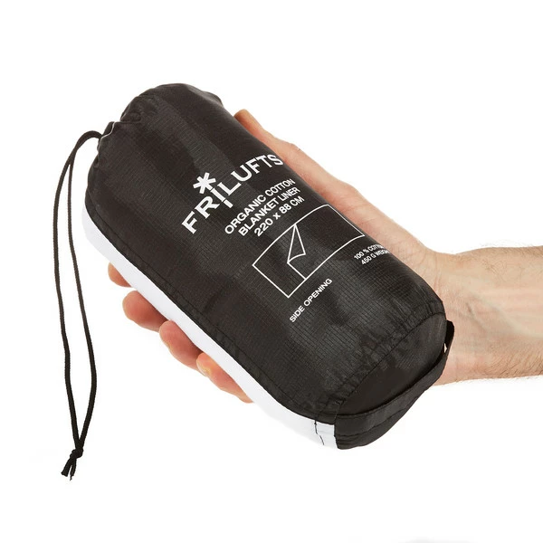Friluft Inlett Off White Schlafsack Blanket Liner Cotton Organic – Bild 5