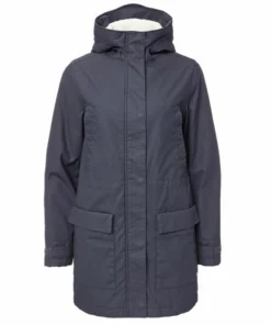 Friluft Frauen Longjacket Rodebay Wintermantel Dark Sapphire Padded