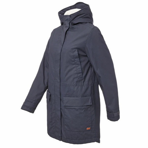 Friluft Frauen Longjacket Rodebay Wintermantel Dark Sapphire Padded – Bild 2