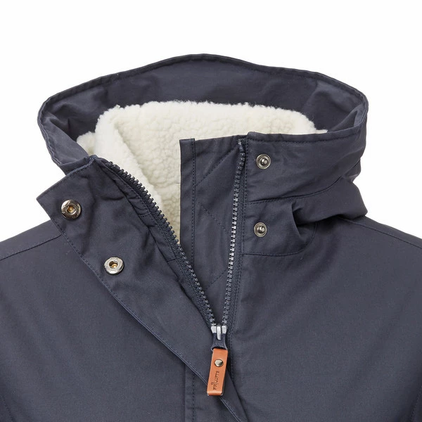 Friluft Frauen Longjacket Rodebay Wintermantel Dark Sapphire Padded – Bild 4