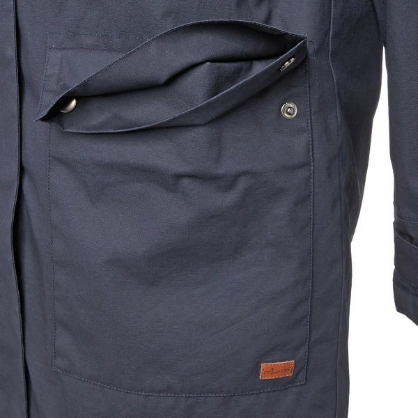 Friluft Frauen Longjacket Rodebay Wintermantel Dark Sapphire Padded – Bild 5