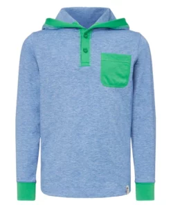 Friluft Bitonto Kinder Longsleeve Funktionsshirt Hooded Nautical Blue