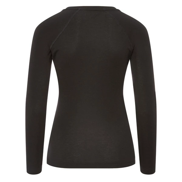 Friluft Frauen Klaksvik Longsleeve Funktionsshirt Caviar – Bild 2