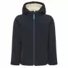 Friluft Jacket Dark Sapphire Hooded Softshell Heimaey