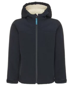 Friluft Jacket Dark Sapphire Hooded Softshell Heimaey