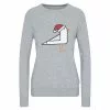 Friluft Omaui Frauen Sweatshirt Sweater X-Ma Smoked Pearl