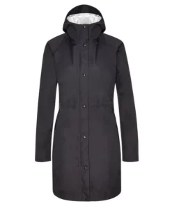 Friluft Frauen Regenmantel Coat Caviar Langfos