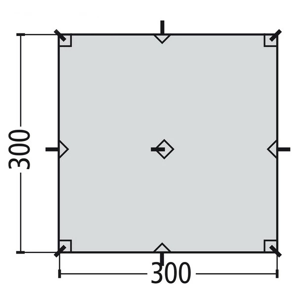 Friluft Tarp Vineyard Callan Tarp Green – Bild 2