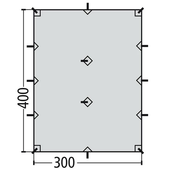 Friluft Tarp Vineyard Callan Tarp M Green – Bild 2