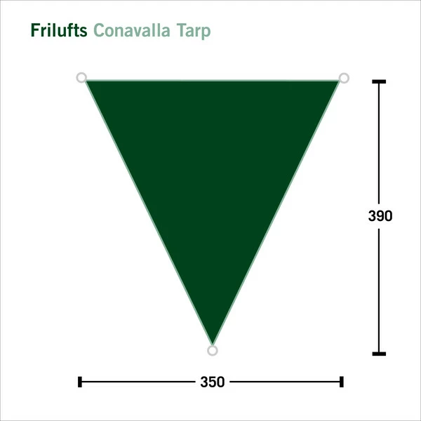 Friluft Tarp Vineyard Conavalla Tarp Green – Bild 2