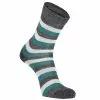 Villarrica Friluft Freizeitsocken Sock Thin Stripe Dusty Turquoise Unisex