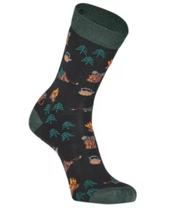 Friluft Sock Villarrica Campfire Caviar Unisex