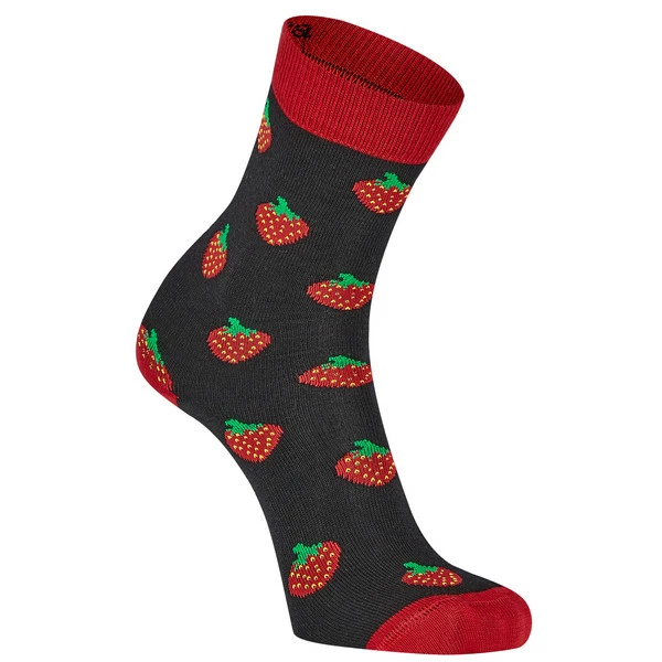 Friluft Sock Villarrica Strawberry Unisex Caviar