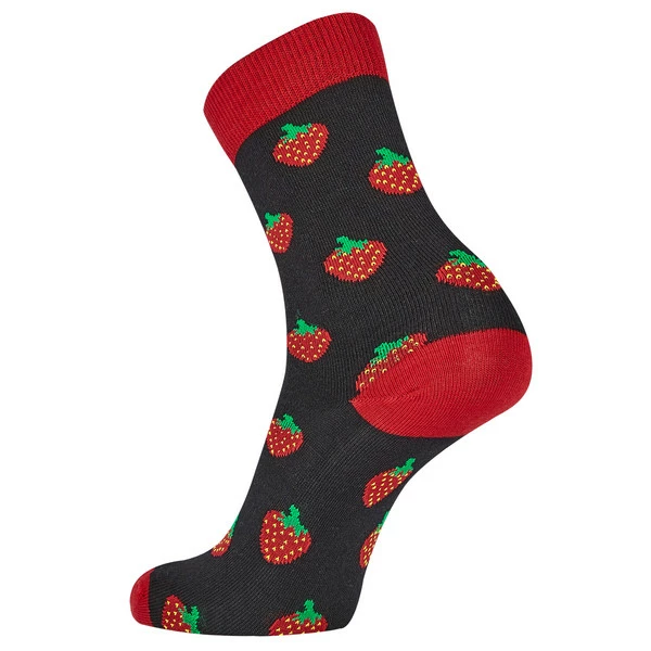 Friluft Sock Villarrica Strawberry Unisex Caviar – Bild 2