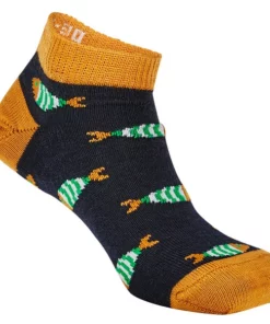 Friluft Kinder Freizeitsocken Sock Villarrica Fish Halfcut Cadmium Yellow