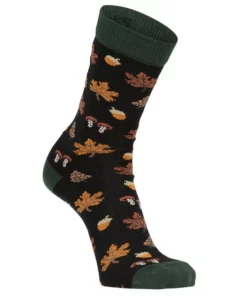 Friluft Freizeitsocken Sock Leaf Villarrica Caviar Unisex Autumn
