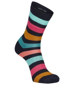 Friluft Villarrica Freizeitsocken Sock Dusty Turquoise Thin Stripe Unisex