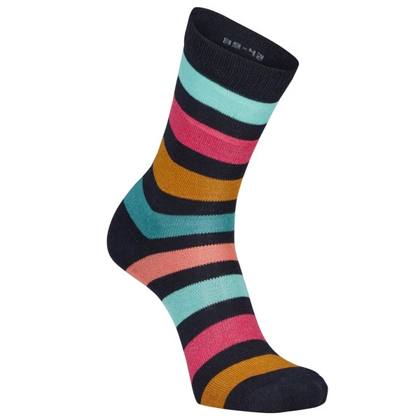 Friluft Villarrica Freizeitsocken Sock Dusty Turquoise Thin Stripe Unisex