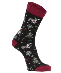 Friluft Freizeitsocken Sock Villarrica Deer Caviar Unisex Winter